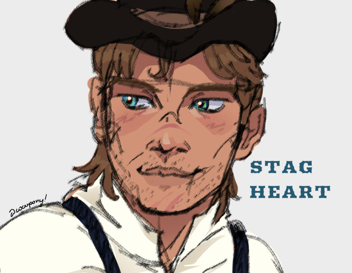 Human Stag by Marigoldwhisper